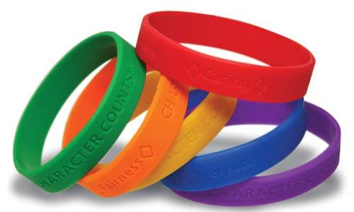 character counts wristbands